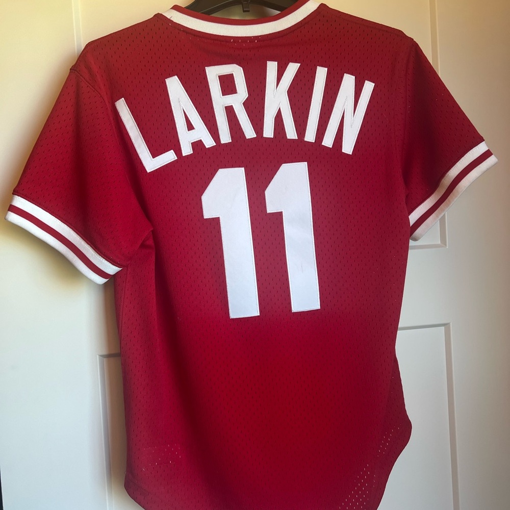 Mitchell & Ness Barry Larkin Jersey